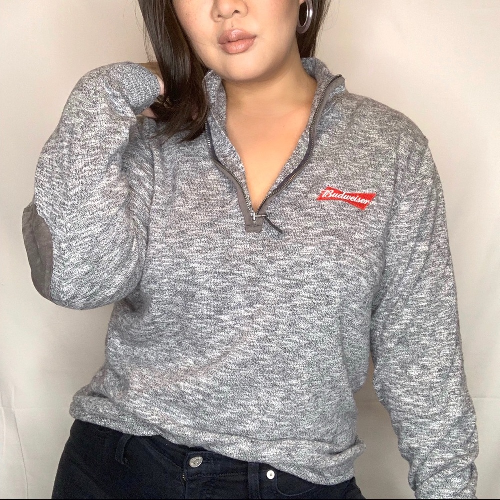 VINTAGE BUDWEISER EMBROIDERED PULLOVER 🍺